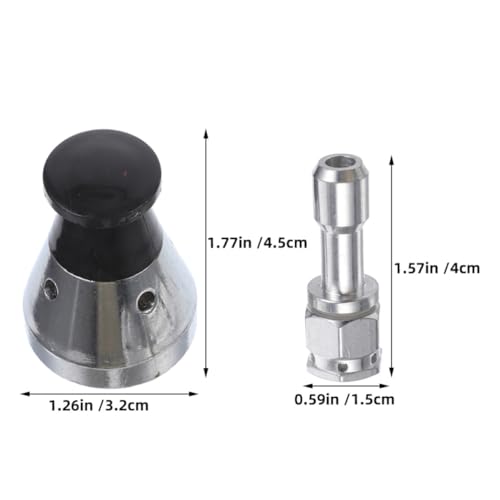 Válvula de alivio para olla a presión DECHOUS, repuesto juego de 2 piezas con acero inoxidable y plástico, control de presión 50kpa, instalación fácil para cocción segura y ventilación de vapor miniatura 2