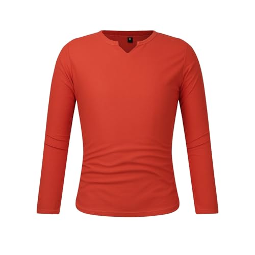 T-shirt mélange de coton homme uni au style décontracté et élégant