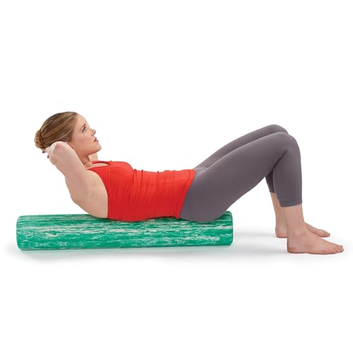 Rouleau OPTP Pro Foam Rollers mousse premium Green Marble 36x6 pouces PFR36 - 2