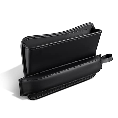 Esploratori Car Seat Gap Filler Organizer,Car Organizer Front Seat and Car Seat Storage for Car Accessories Interior Leather Sponge Filled (1 PC)
