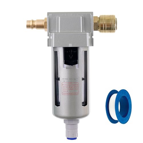 Druckluft Filter 1/2' Automatisch Wasserabscheider Ölabscheider + Plugins