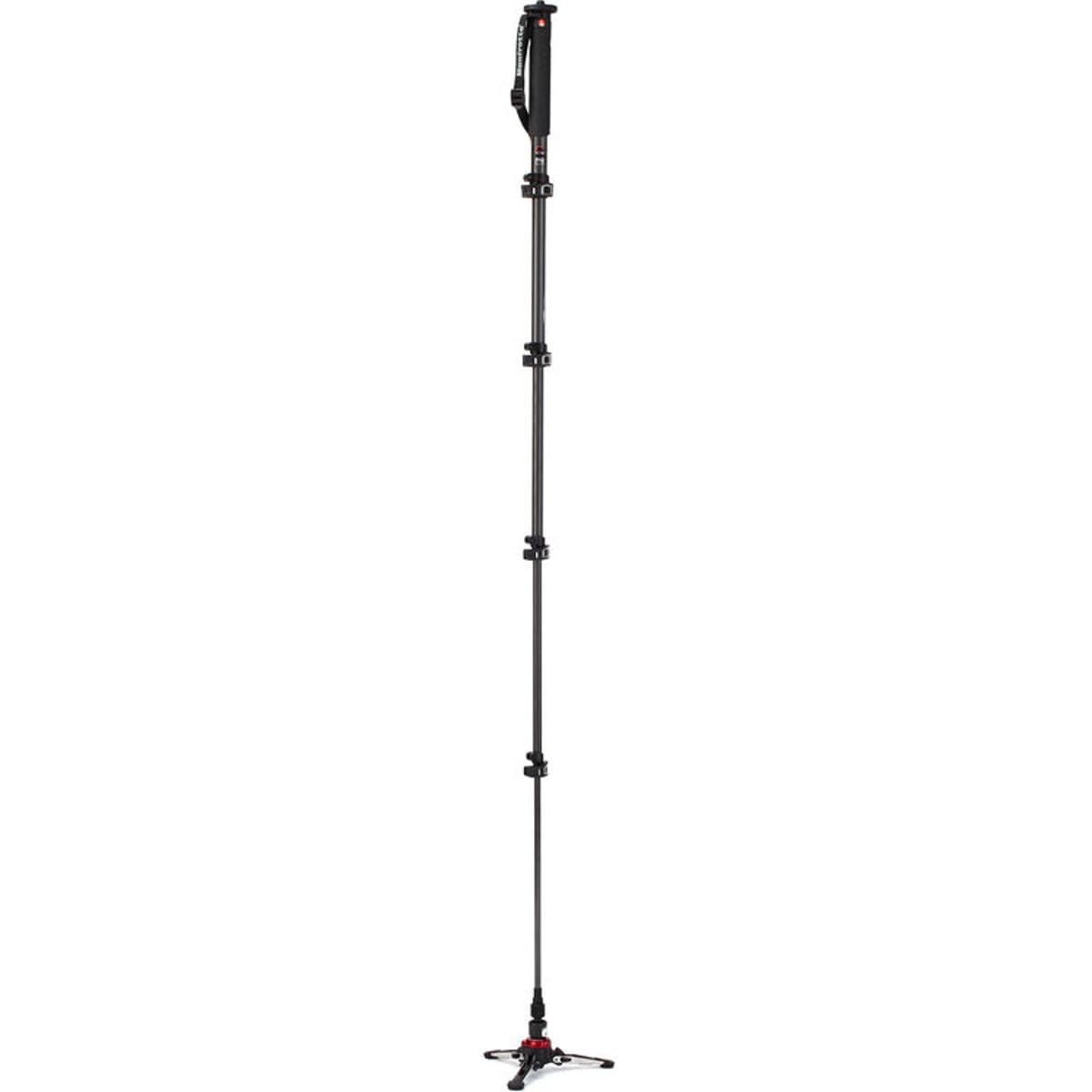 Manfrotto Xpro 5 Section en Fibre de Carbone Monopode vidéo, Noir (Mvmxproc5us)