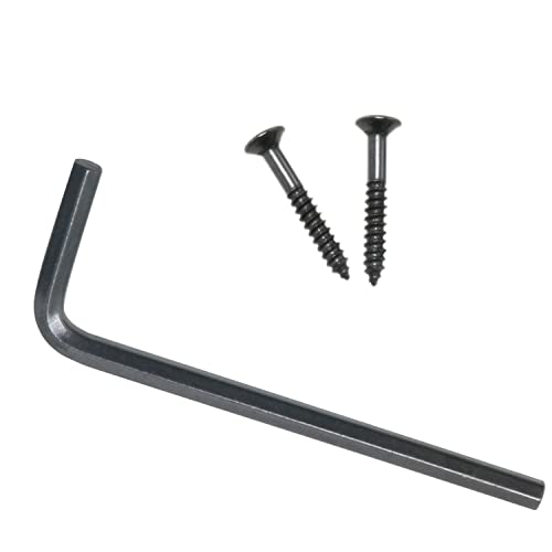 Meetoot Locking Nut 1Set 42Mm Black Guitar Metal String Locking Nut With Mounting Screws And Wrench For Electric Guitar Parts #TOP2