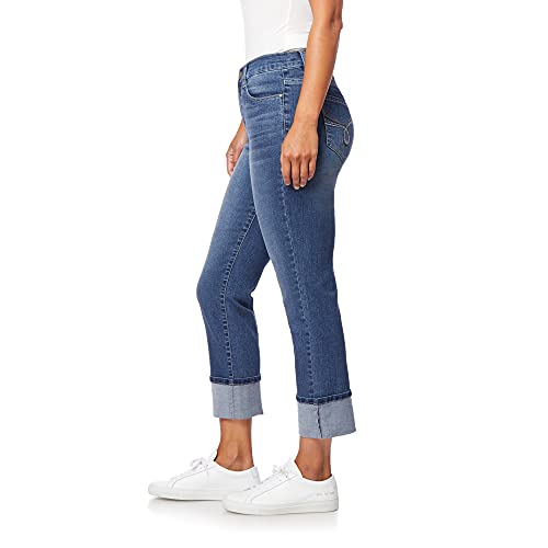 Angels Forever Young Women's Signature Straight Crop Jeans2