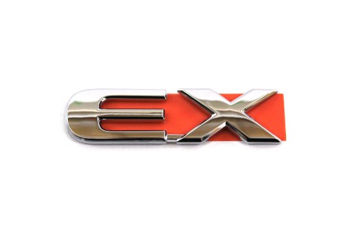 ex emblem for honda civic - Honda Genuine Accessories 75723-S5A-A20 Trunk EX Emblem