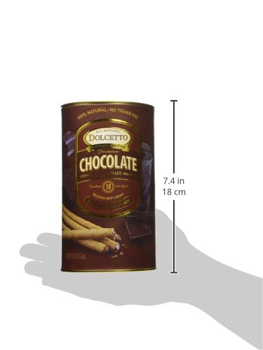 DOLCETTO Chocolate Wafer Rolls, 12 OZ