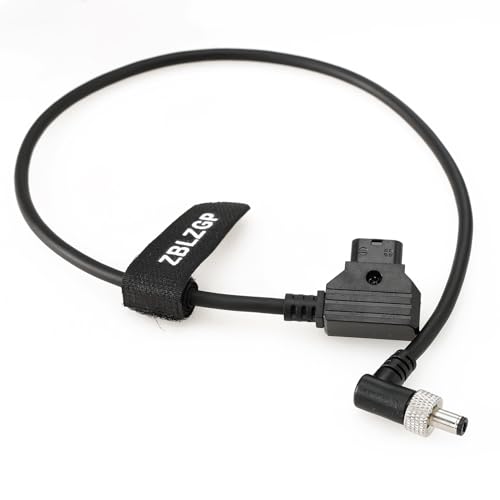 Image of Power Cable for Decimator MD-HX DMON-QUAD| D-Tap to Elbow Locking Collar DC 5.5X2.5mm