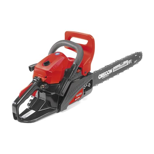 Mountfield MC 3720 Petrol Chainsaw 16" Oregon Bar, 37.2cc 2-Stroke Engine, Anti-Vibration, Primer Pump, Double Acting Chain Brake, Easy Start, Lightweight and Durable