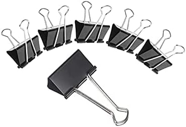 Bambalio Binder Clips 32mm Black Set of 2 Dozen(Pack of 24)