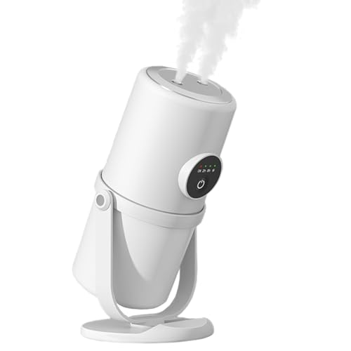 Humidificateur d'air intelligent pour voiture - 280 ml - Diffuseur d'huiles essentielles - Silencieux - Double prise de brume - Pour chambre à coucher, bureau