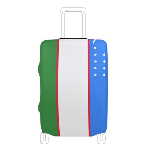 Housse élastique pour bagages 45,7-81,3 cm valise L drapeau Ouzbékistan