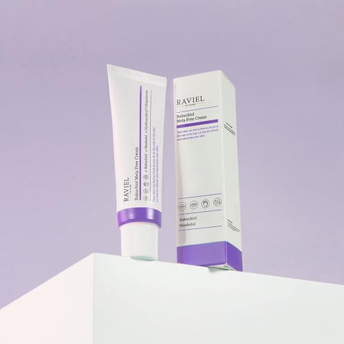 RAVIEL Dark Spot & Melasma Bakuchiol Mela-Free Cream – Bakuchiol + Vitamin Complex for Bright, Even Skin | Deep Hydration for Dry, Sensitive Skin | Gentle Anti-Wrinkle Korean Moisturizer, 1.7 fl oz