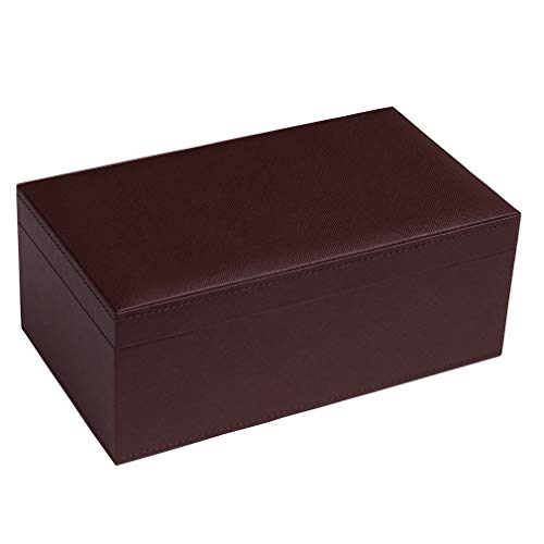 Set de Dominó Negro Grande Double 9 con Estuche Marrón miniatura 2
