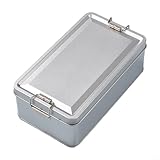 Durable : fabriquées en fer blanc, ces boîtes de rangement sont conçues pour durer. Le joint étanche garde vos friandises fraîches pendant des semaines, sans aucun risque de casse ou de dommages.