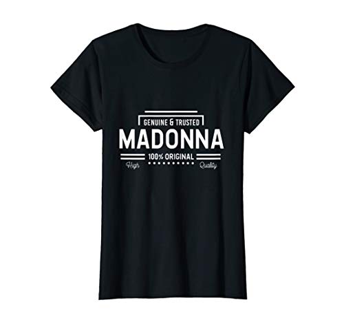 Madonna 100% Original Genuine & Trusted Funny Women's Name T-Shirt