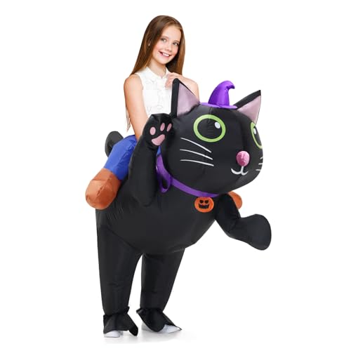 Disfraz inflable de gato para niños