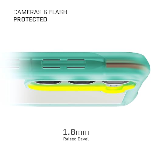 Image of Ghostek Covert Galaxy S23 Plus Phone Case Clear with Military Grade Shockproof Protection, Non-Slip Grip, Protective Silicone Cover Designed for 2023 Samsung Galaxy S23+ (6.6 inch) (Teal)