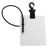 Veemoon Wasserdichte Unterwasser schreibtafel Taucher tablet Leichtes Schlankes Schreibbrett mit Glatter Oberfläche für Tauchausbildung und Wassersport Vielseitiges Tauch notizboard für