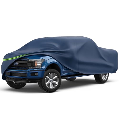 KAKIT Truck Cover Waterproof All Weather Windproof Snowproof UV Protection Pickup Truck Covers (Fits Up to 242