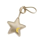 Modernes Sterntaschen-Zubehör für Ausdruck Gepäck Dekoration und Stile Upgrade Tasche Charme Stilvolle Ornament Dekorativer Stern, gold, One Size