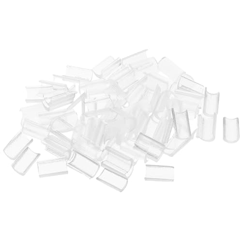 PACKOVE 100pcs Transparent Glue Granules Keratin Tip Extensions Glue Keratin Beads for Hair Extensions Hair Extension Keratin Pellets Transparent