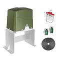 TOPENS CK700 Automatic Sliding Gate Opener Chain Drive Electric Gate Motor for Heavy Driveway Slide Gates Up to 1600 Pounds, Security Gate Operator AC Powered with 20ft Roller Chain and Remote Control