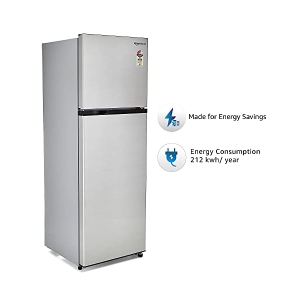 AmazonBasics 335 L 3 star Frost Free Double Door Refrigerator Price in