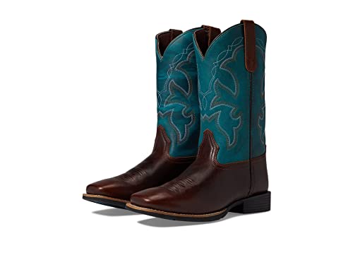 Image of ROPER Mens Monterey Embroidered Square Toe Pull On Casual Boots Mid Calf