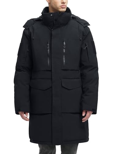 Winter Coats For Men Winter Jackets Water Resistant Warm Thicken Parka Puffer Coat Long Down Jacket