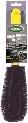 Triplewax Felgen Reinigungsbürste – Robuste Radbürste für effektive Tiefenreinigung von Alu- & Stahlfelgen – Lange Auto Reinigungsbürsten für Felgen & Räder – 1 Stück Triplewax Felgen Reinigungsbürste – Robuste Radbürste für effektive Tiefenreinigung von Alu- & Stahlfelgen – Lange Auto Reinigungsbürsten für Felgen & Räder – 1 Stück