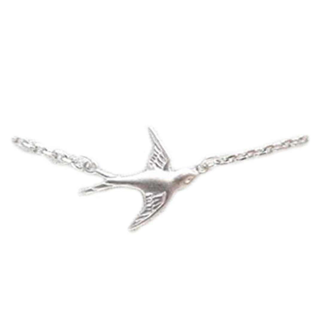 Liquidation Swallow Bird Necklace/Bird Sideways Necklace/Bird Necklace/All Sterling Silver, Simple, Everyday Jewelry, Mothers Gift, Best Friends
