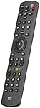 One For All Contour 8 Universal Remote Control – Operates 8 devices (TV Freeview Blu-ray Media streamer IR Game and Audio) - Learning feature - Works with all brands - Black – URC1280