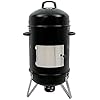 BBQ-Toro Hickory Rookton, diameter 46 cm, grillton, rookoven hout, rookton, 4-in-1 grillvat, rookgrill, waterroker, rookoven grill, houtskoolgrill met deksel, kolengrill