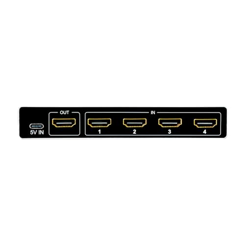 Commutateur HDMI 2.0 4K Silverstone pour centraliser vos consoles de salon et décodeur