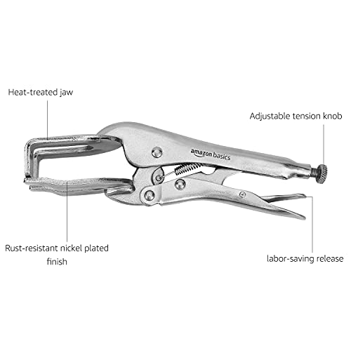 Amazon Basics Locking Pliers - Welding Clamp, 9-Inch #TOP1