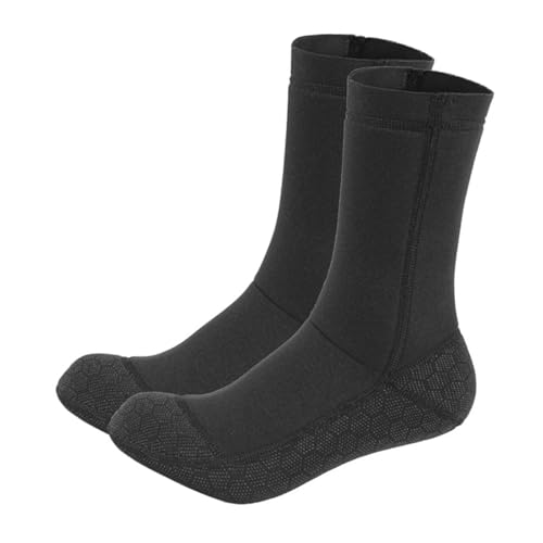 3mm Neoprene Non Slip Beach Rafting Water Sports Socks for Snorkeling Surfing Kayaking (S)