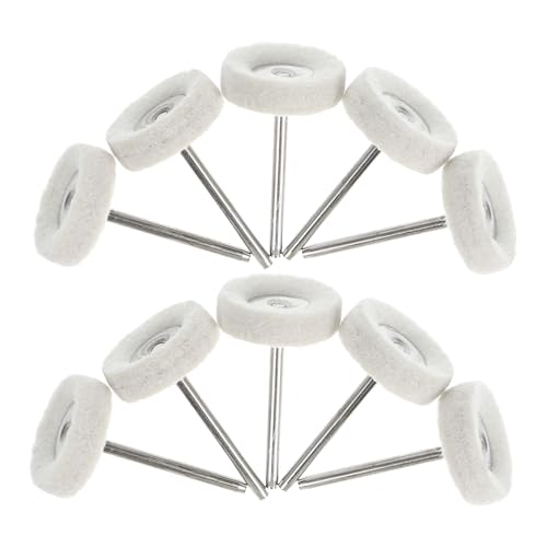 STOBAZA Rotary Tool Attachments 10pcs Polishing Wheel Brush Buffing and Polishing Kit Suitable for Jewelry Metal