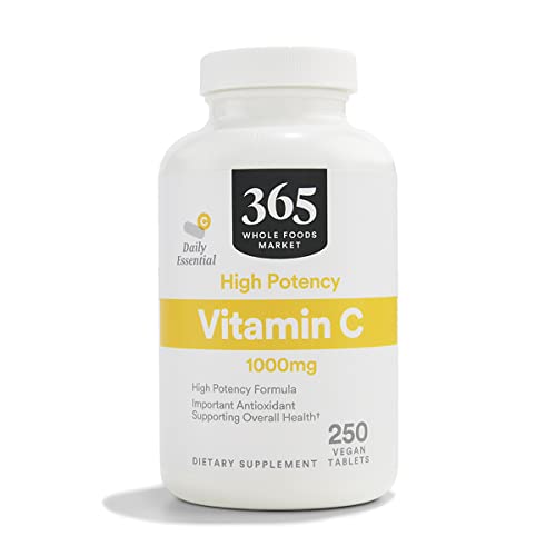 365 by Whole Foods Market, High Potency Vitamin C 1000mg, Vegan, 250 Tablets - image 1