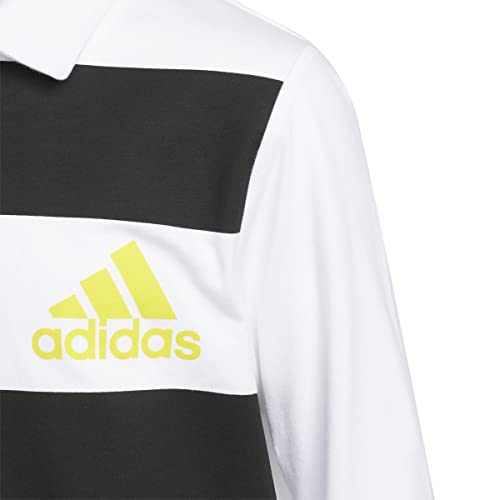 Adidas Golf Boys' B Rgby Polo, White, M #TOP2