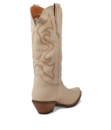 Image of Dingo Womens Out West Embroidered Snip Toe Casual Boots Mid Calf Mid Heel 2-3 inch