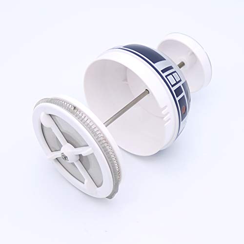 Compact French Press Coffee Maker - 960ML Travel Espresso Machine, Robot-Shaped Hand-Pump Brewer - Image 6