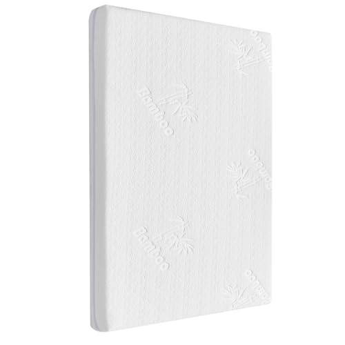 AOHWIDER 47x23.6 Bedside Crib Mattress: 2' Thick Dual Sided Gel...