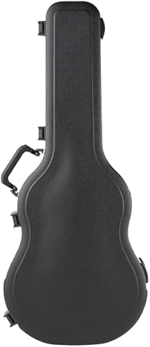 Miniatura 3 de SKB Cases 1SKB-18 - Funda para guitarra acústica Dreadnought Deluxe, sistema de cierre de liberación de gatillo de nailon reforzado con fibra de