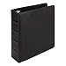 Samsill Vintage Mini 3 Ring Binder 2 Inch, Recipe Binder, Photo Binder, 9.1" x 9.25" Fits 8.5" x 5.5" Paper, Sheet Protectors, Recipe Sheets, and Photo Protectors, Black