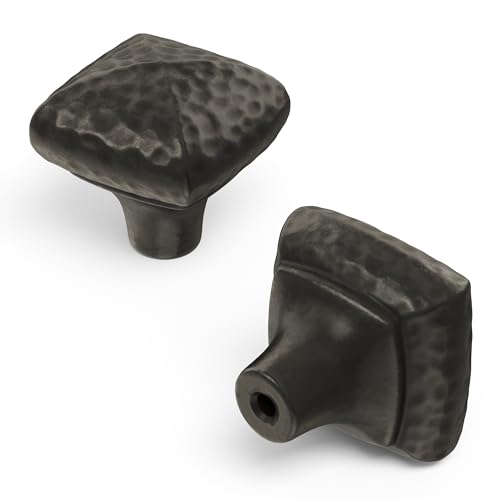 Hickory Hardware Mountain Lodge 1-1/4" Knob - Black Iron (P3062-BI)