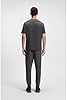 BOSS Mens HBG GRX Degradé Geometric Print T-Shirt Cotton Dark Grey XXL #3