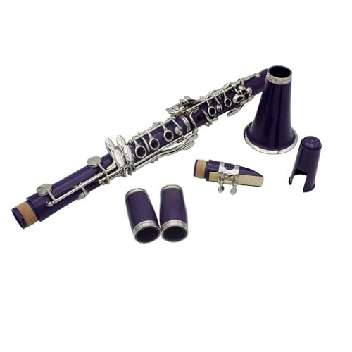 Clarinette Bb 17 touches violettes pour débutant avec pack accessoires
