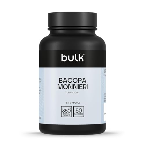 Bulk Cápsulas de Bacopa monnieri de, 350 mg, 90 Cápsulas