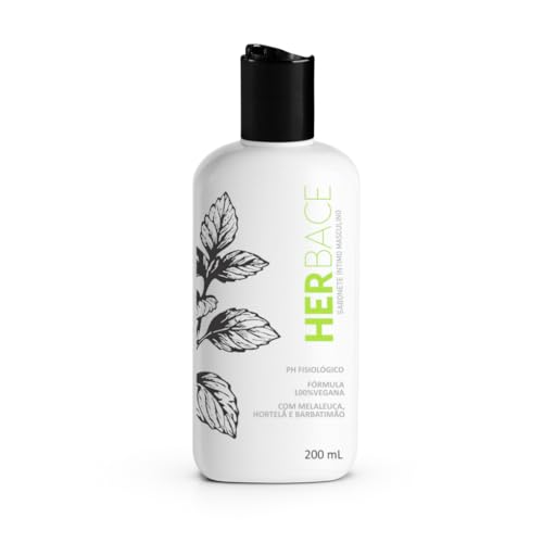 Sabonete Íntimo Vegano Herbace para Homens (200 ml)