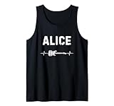 Alice Guitar Heartbeat Musician Birthday Name